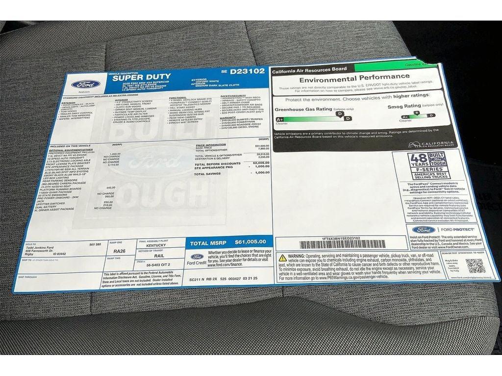 new 2025 Ford F-350 car, priced at $61,005
