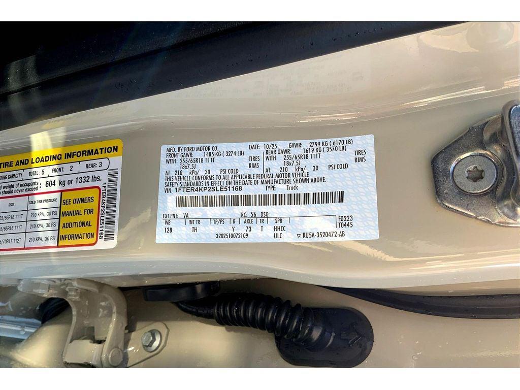 new 2025 Ford Ranger car, priced at $56,165