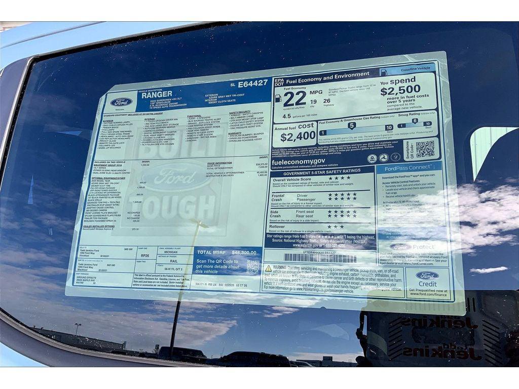 new 2025 Ford Ranger car, priced at $48,300