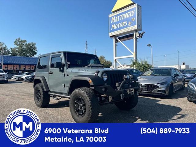 used 2015 Jeep Wrangler car, priced at $21,771