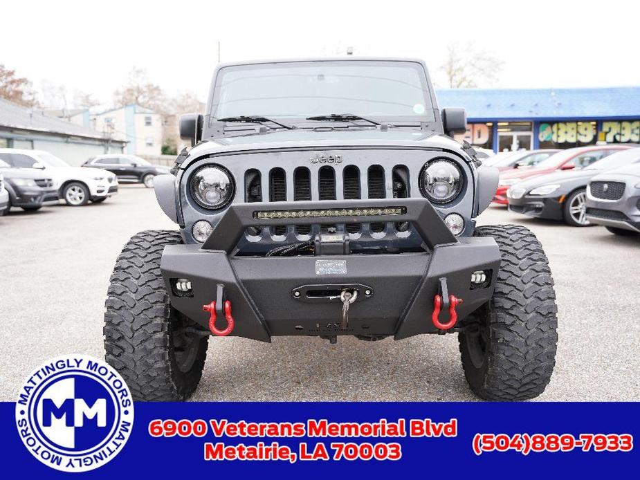 used 2016 Jeep Wrangler Unlimited car, priced at $19,496