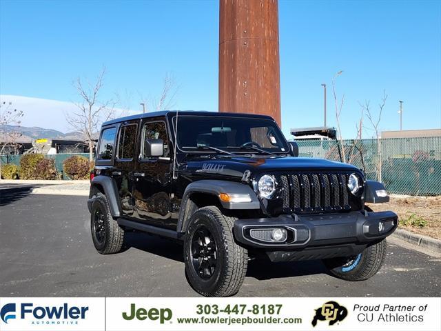 used 2021 Jeep Wrangler Unlimited car, priced at $32,774