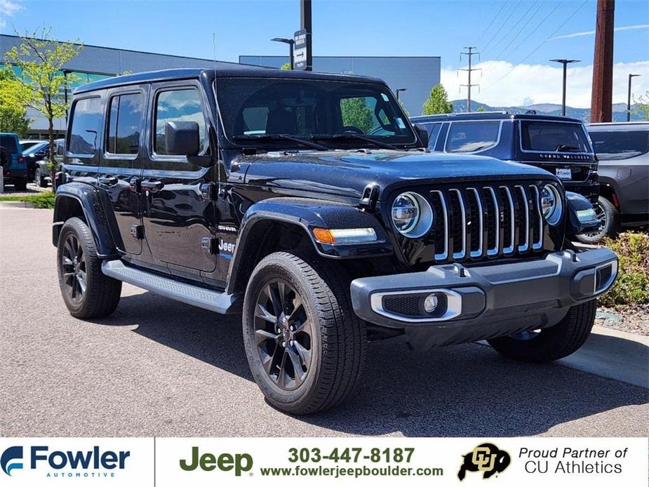 used 2021 Jeep Wrangler Unlimited 4xe car, priced at $39,276