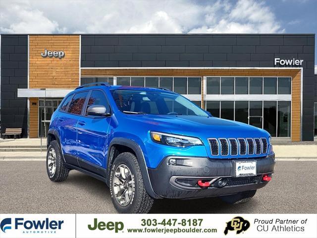 used 2021 Jeep Cherokee car, priced at $25,990