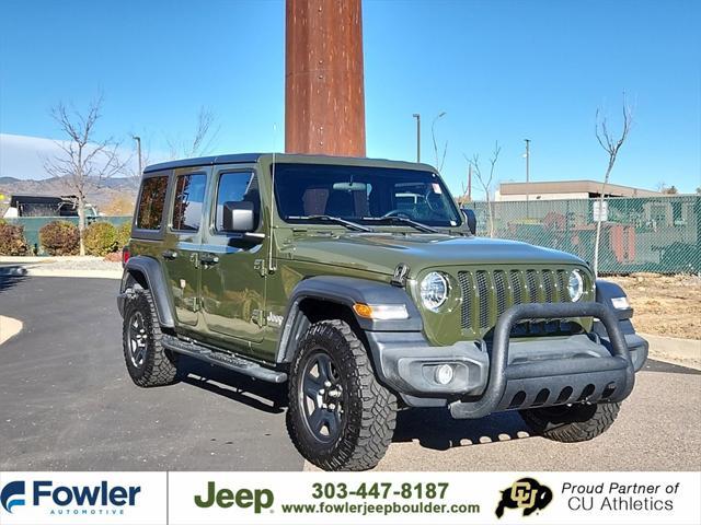 used 2020 Jeep Wrangler Unlimited car, priced at $26,989