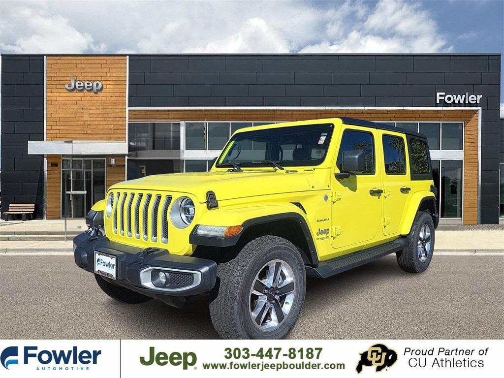 used 2022 Jeep Wrangler Unlimited car, priced at $32,878