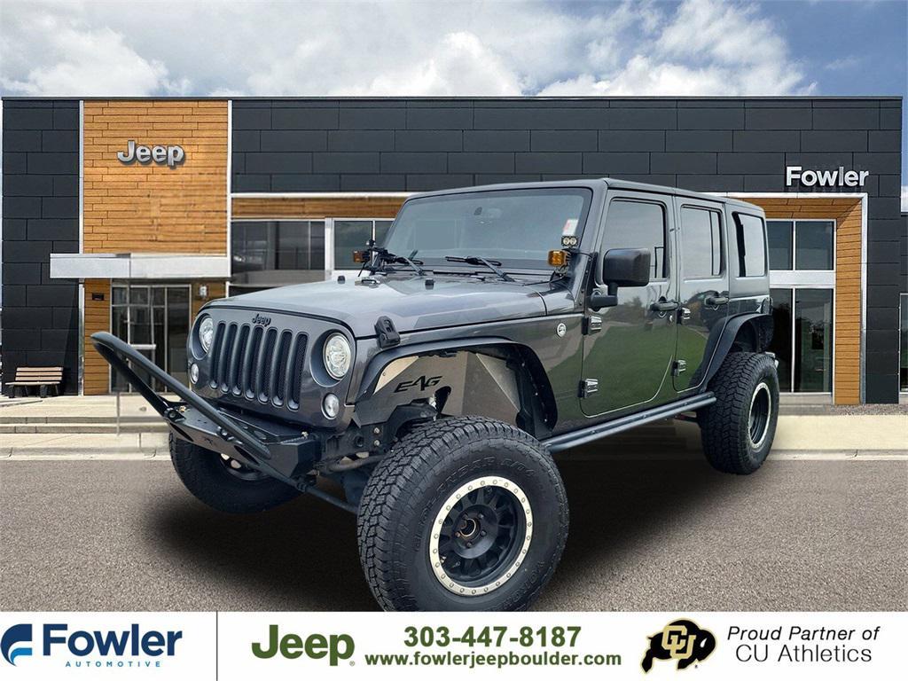 used 2017 Jeep Wrangler Unlimited car, priced at $23,065