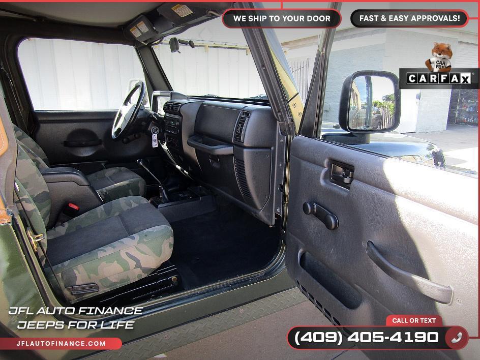used 2004 Jeep Wrangler car, priced at $14,995