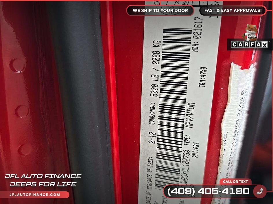 used 2012 Jeep Wrangler car, priced at $11,595