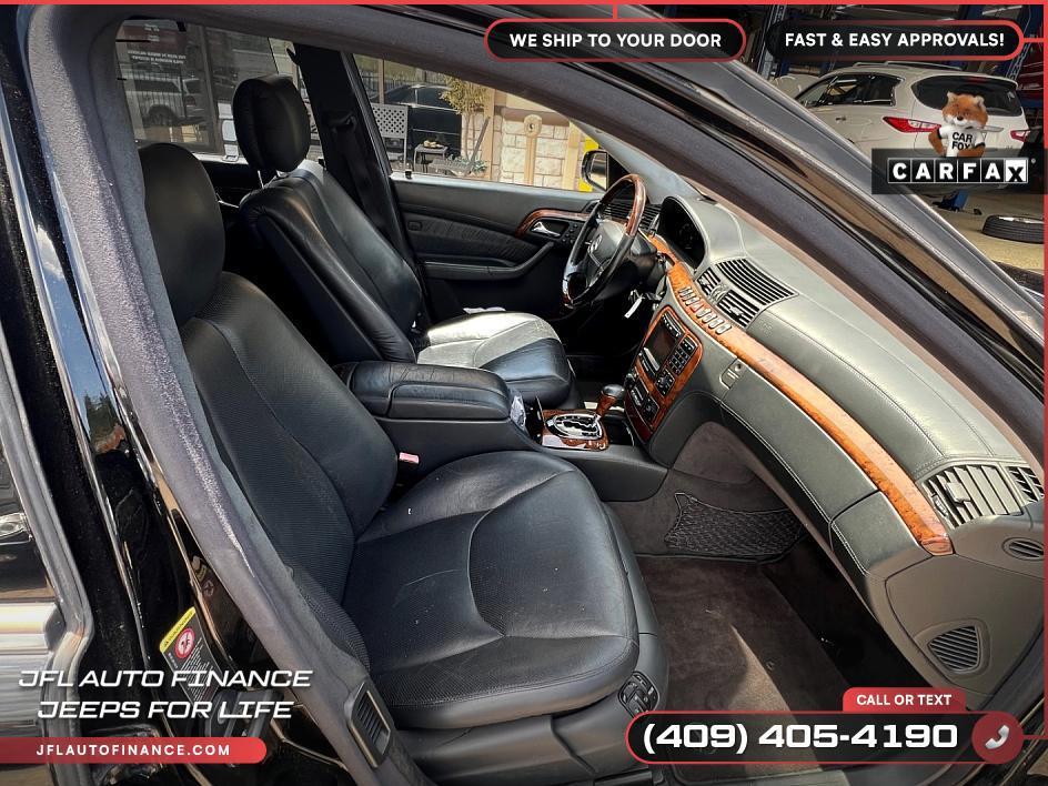 used 2002 Mercedes-Benz S-Class car, priced at $4,995