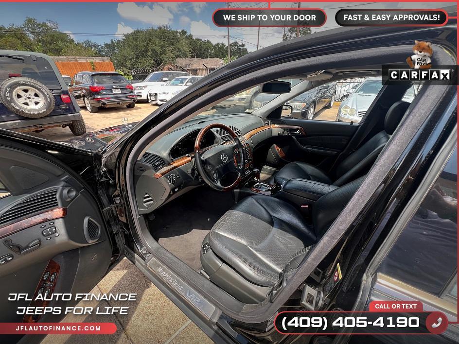 used 2002 Mercedes-Benz S-Class car, priced at $4,995