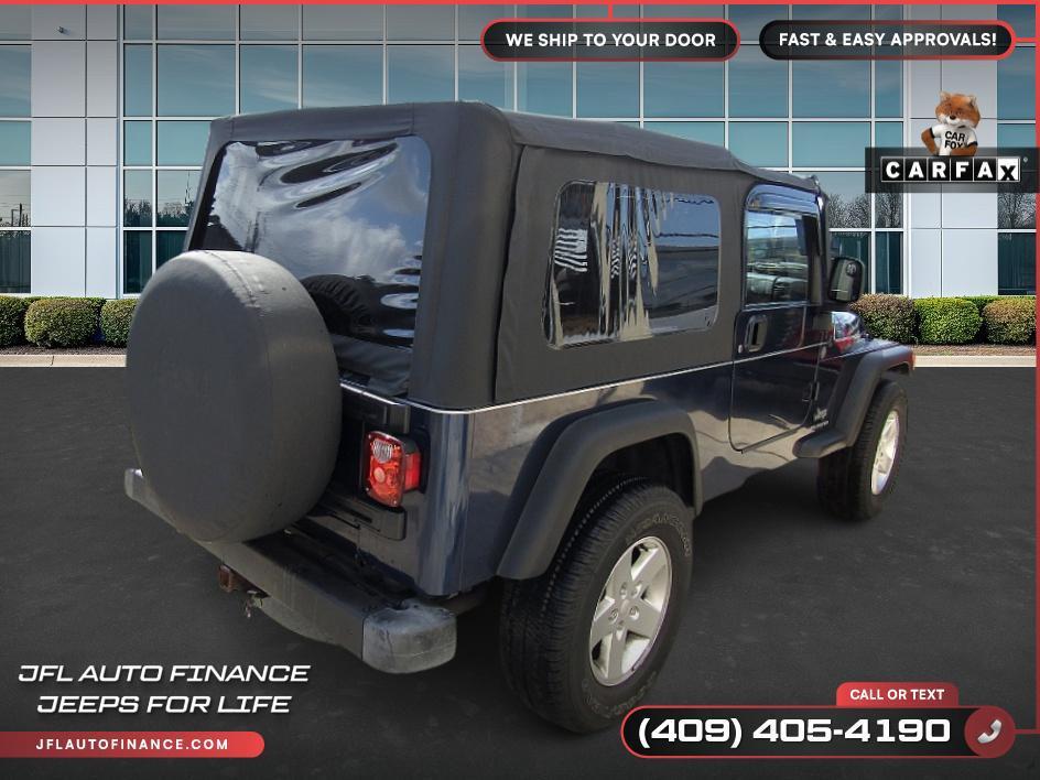 used 2005 Jeep Wrangler car, priced at $14,795