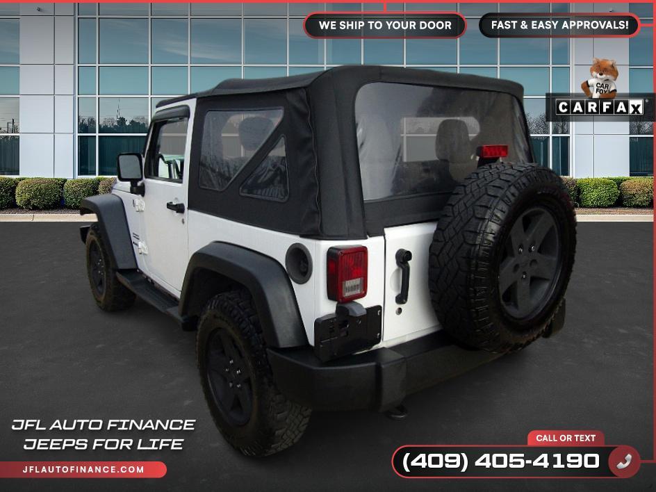 used 2015 Jeep Wrangler car, priced at $13,895