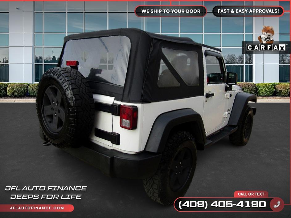 used 2015 Jeep Wrangler car, priced at $13,895