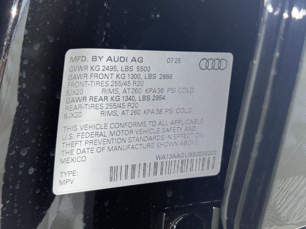 new 2025 Audi Q5 car, priced at $62,961