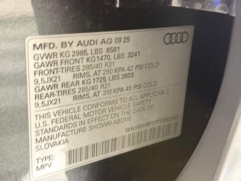 new 2026 Audi Q7 car, priced at $86,521