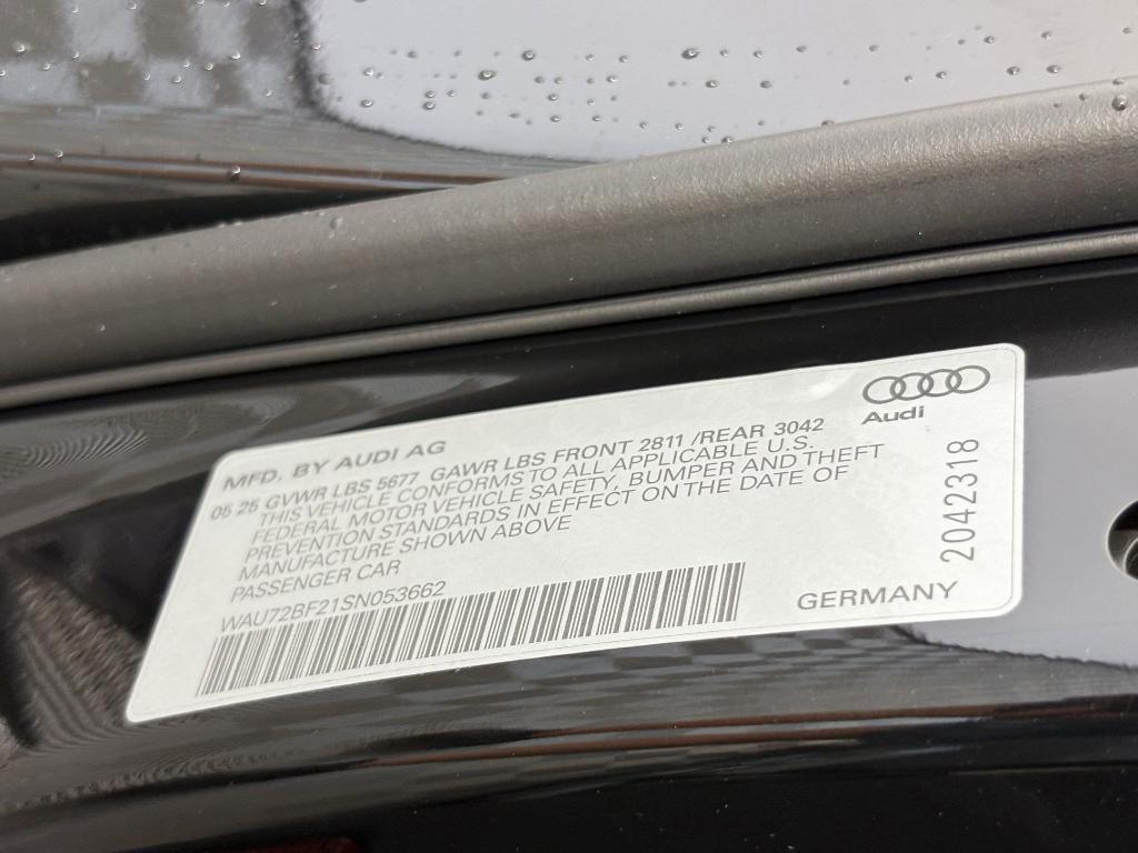 new 2025 Audi A6 car, priced at $67,512