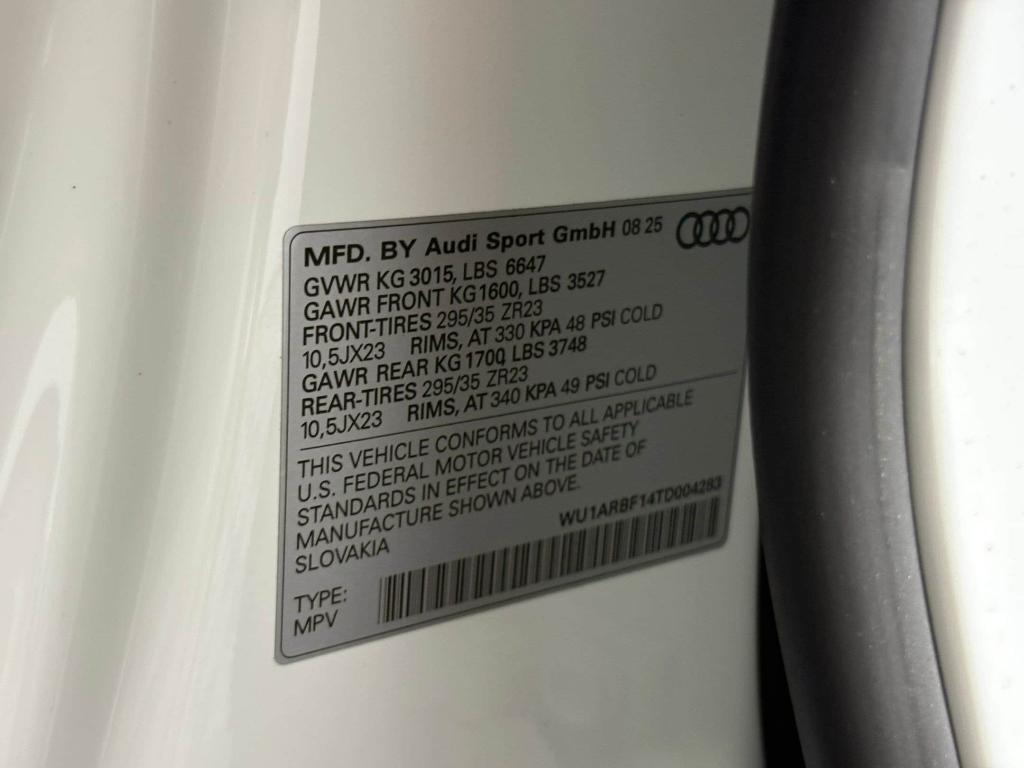 new 2026 Audi RS Q8 car, priced at $148,270