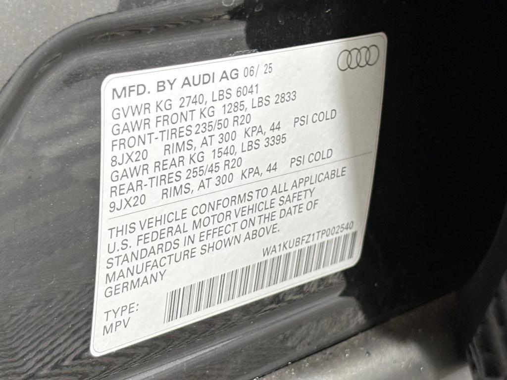 new 2026 Audi Q4 e-tron car, priced at $55,571