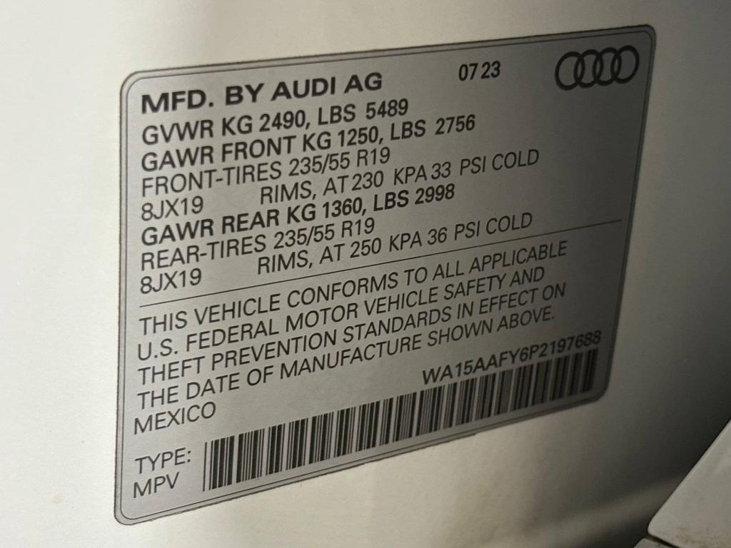used 2023 Audi Q5 car, priced at $33,998