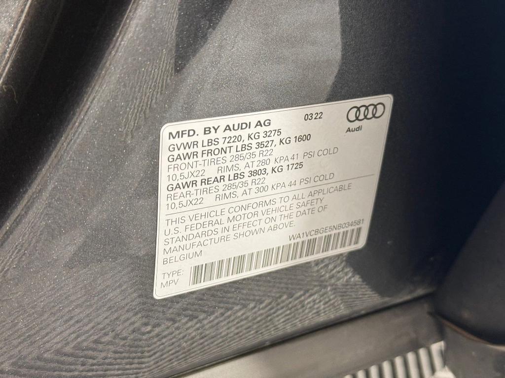 used 2022 Audi e-tron S car, priced at $32,999