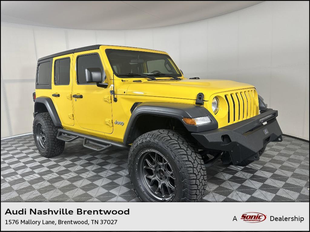 used 2018 Jeep Wrangler Unlimited car, priced at $26,999