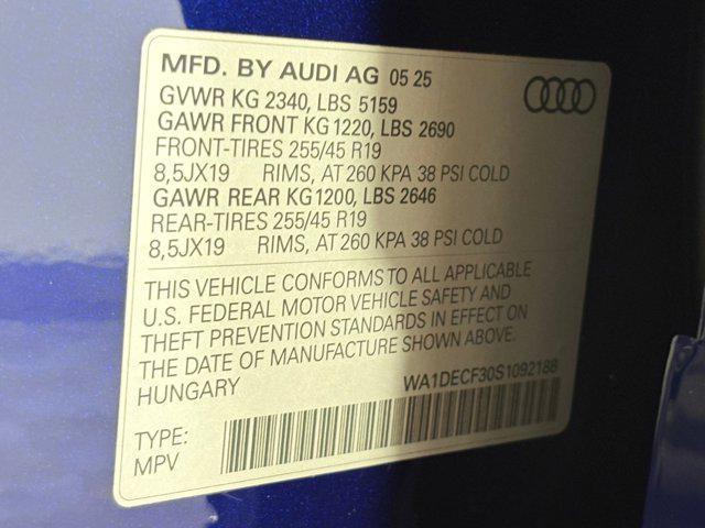 new 2025 Audi Q3 car, priced at $42,881