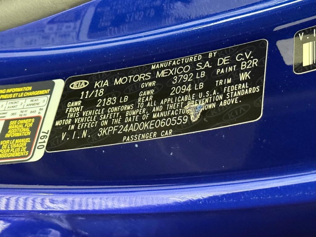 used 2019 Kia Forte car, priced at $8,999