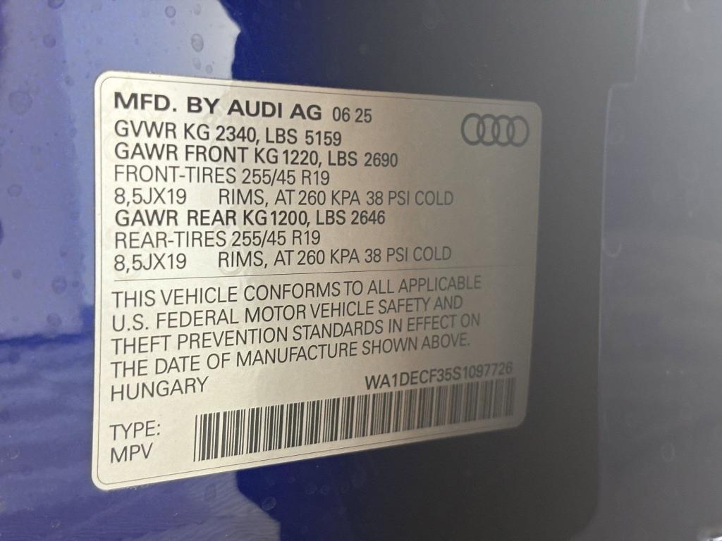 new 2025 Audi Q3 car, priced at $42,881