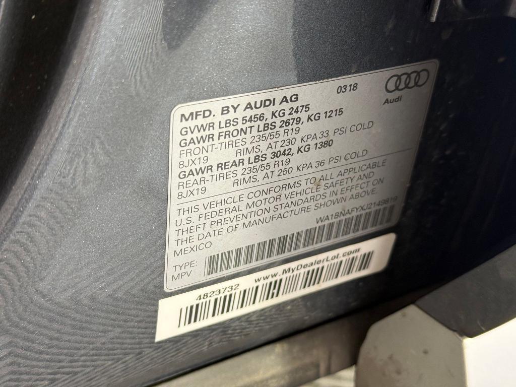 used 2018 Audi Q5 car, priced at $16,999