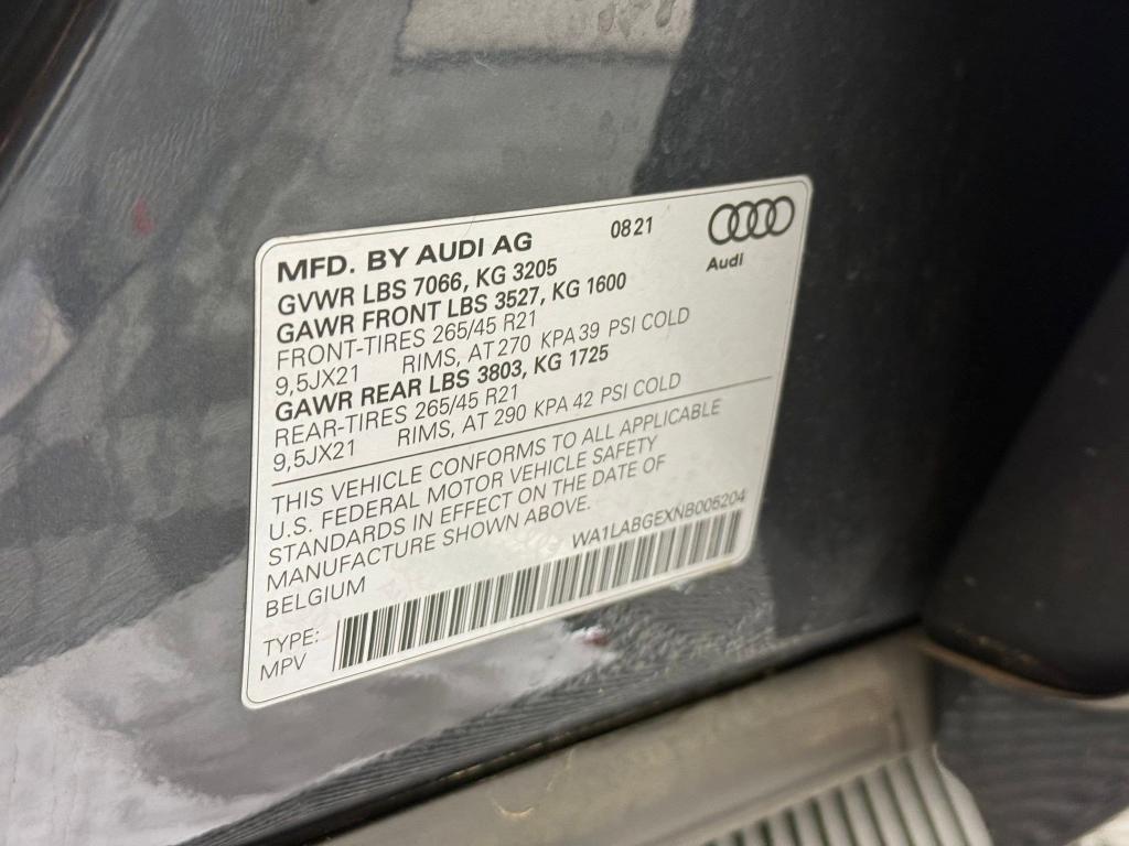 used 2022 Audi e-tron car, priced at $28,999