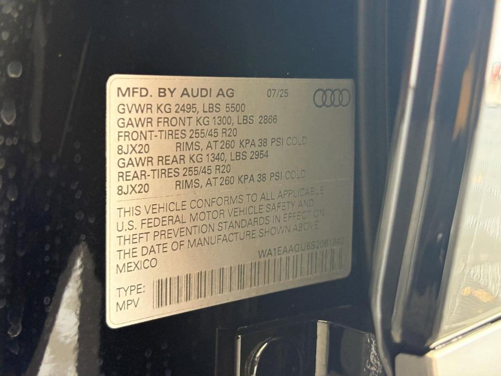 new 2025 Audi Q5 Sportback car, priced at $59,291