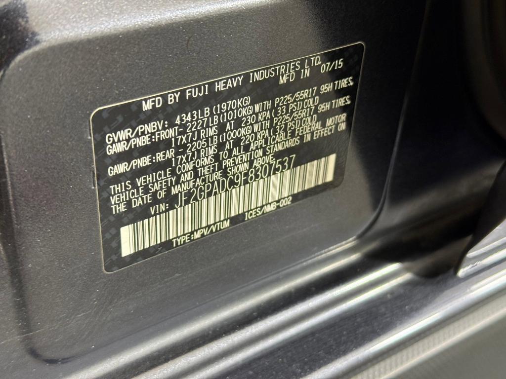 used 2015 Subaru XV Crosstrek car, priced at $10,999