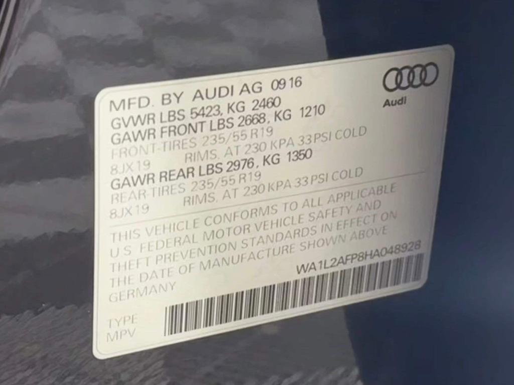 used 2017 Audi Q5 car, priced at $9,499
