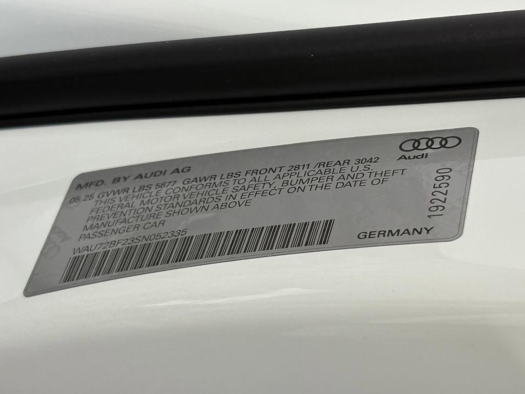 new 2025 Audi A6 car, priced at $73,521