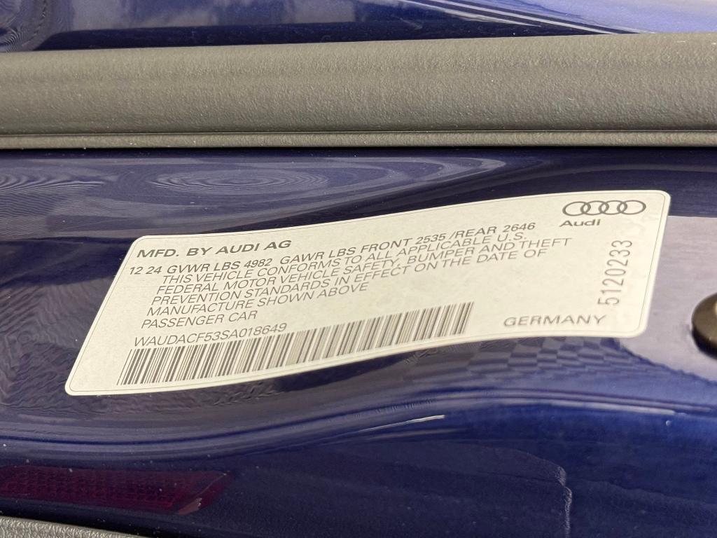 used 2025 Audi A5 Sportback car, priced at $38,999