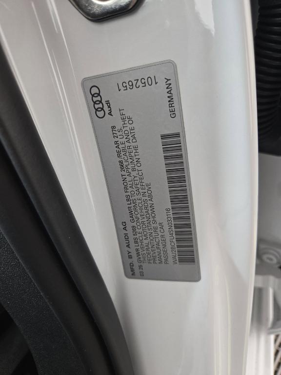 new 2025 Audi A5 car, priced at $51,812