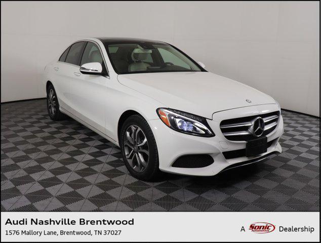 used 2017 Mercedes-Benz C-Class car, priced at $14,999