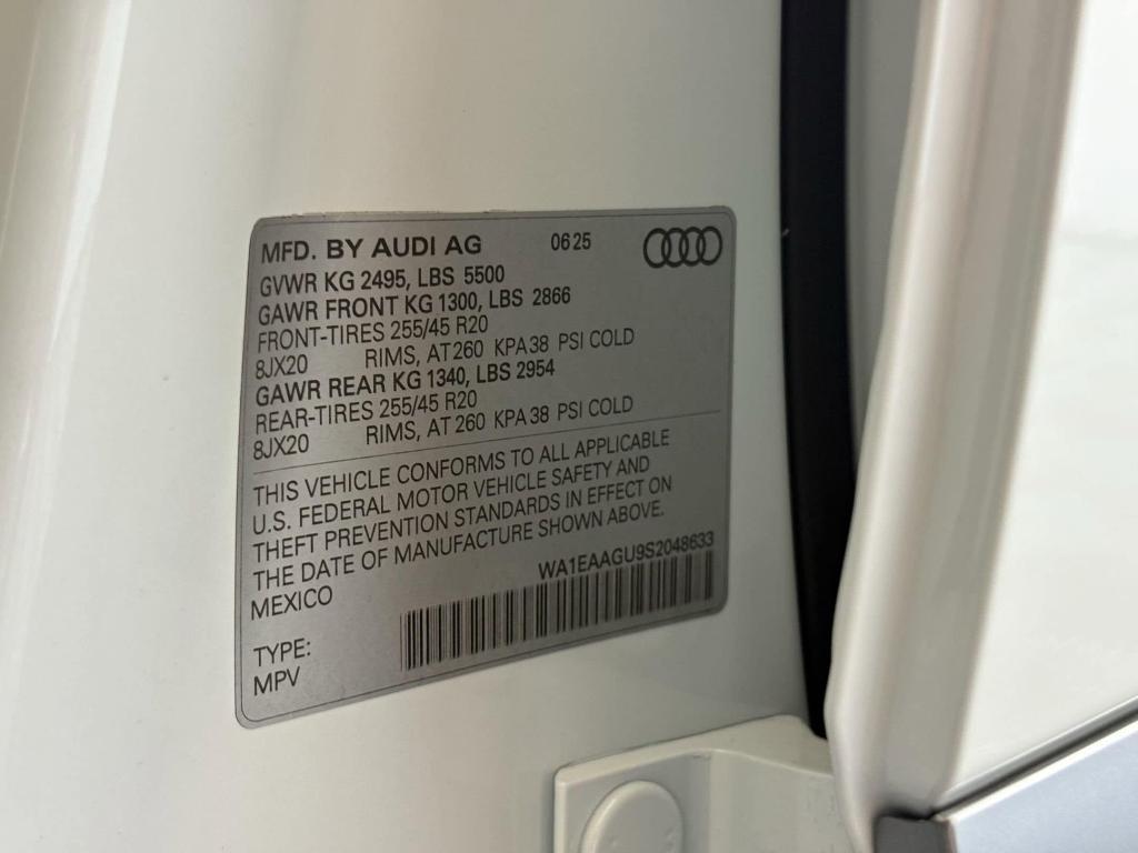 new 2025 Audi Q5 Sportback car, priced at $62,131