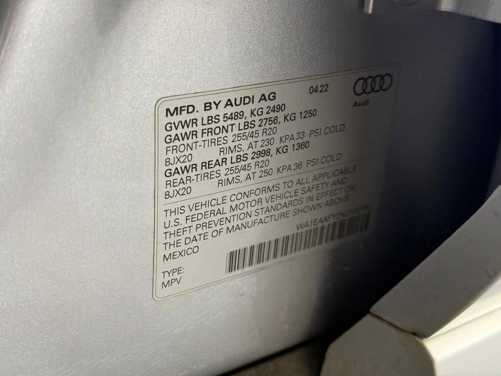used 2022 Audi Q5 car, priced at $30,999