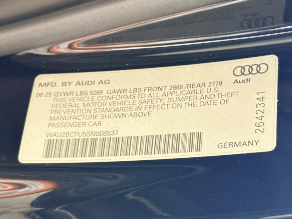 new 2025 Audi A5 car, priced at $51,811