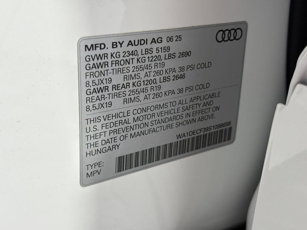 new 2025 Audi Q3 car, priced at $42,321