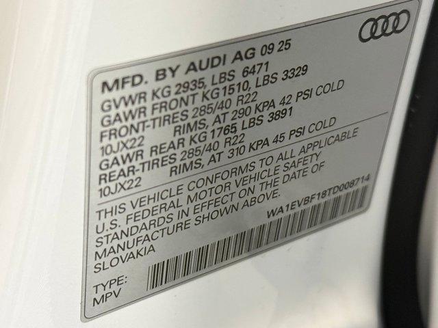 new 2026 Audi Q8 car, priced at $83,851