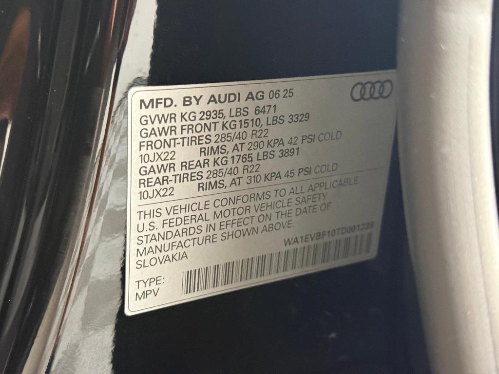 new 2026 Audi Q8 car, priced at $86,300