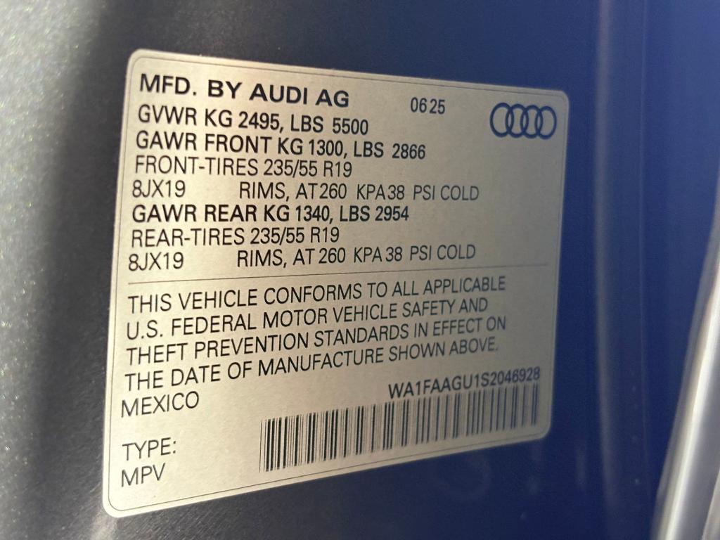 new 2025 Audi Q5 Sportback car, priced at $63,921
