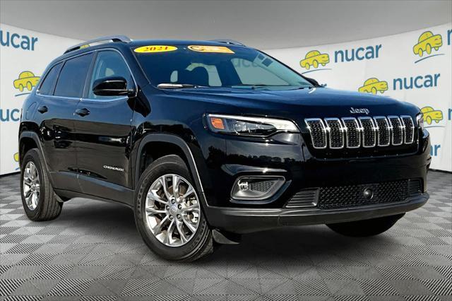 used 2021 Jeep Cherokee car, priced at $23,999