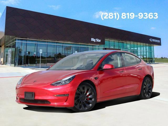 used 2023 Tesla Model 3 car, priced at $32,788