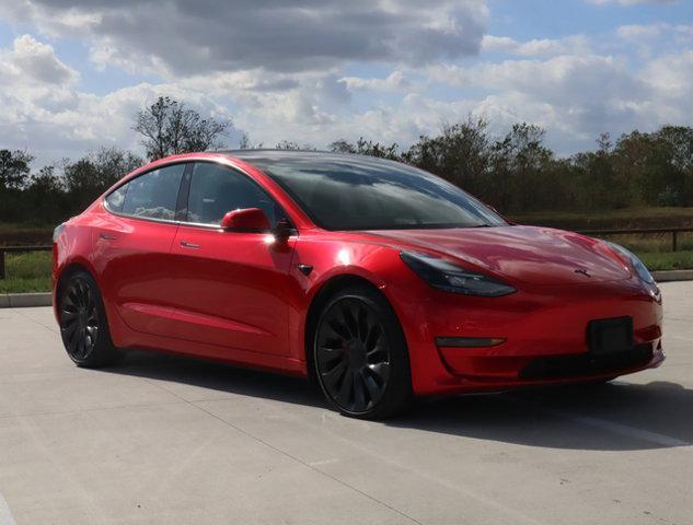 used 2023 Tesla Model 3 car, priced at $32,788