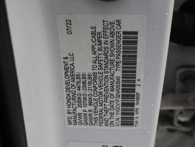 used 2022 Honda Accord car, priced at $28,888