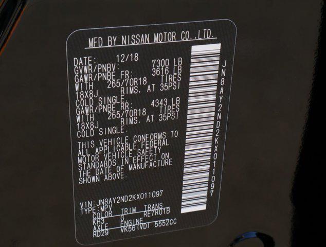 used 2019 Nissan Armada car, priced at $19,588